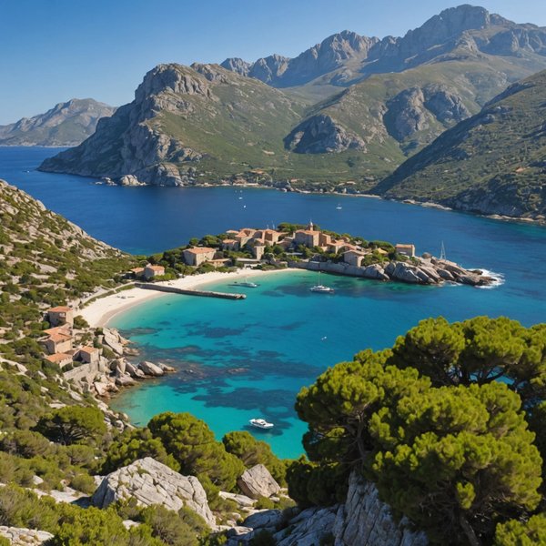 Où trouver une location de vacances en Corse avec des excursions en bateau et des randonnées en montagne?